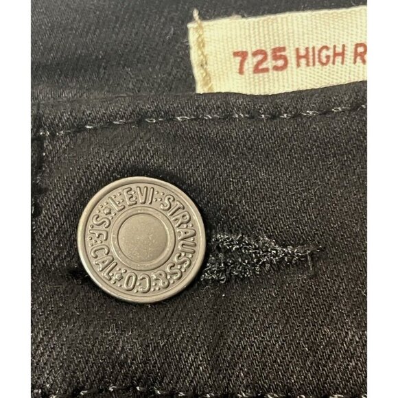 NWT Levi's 725 High Rise Bootcut Black Hypersoft Stretch Jeans - Picture 8 of 14